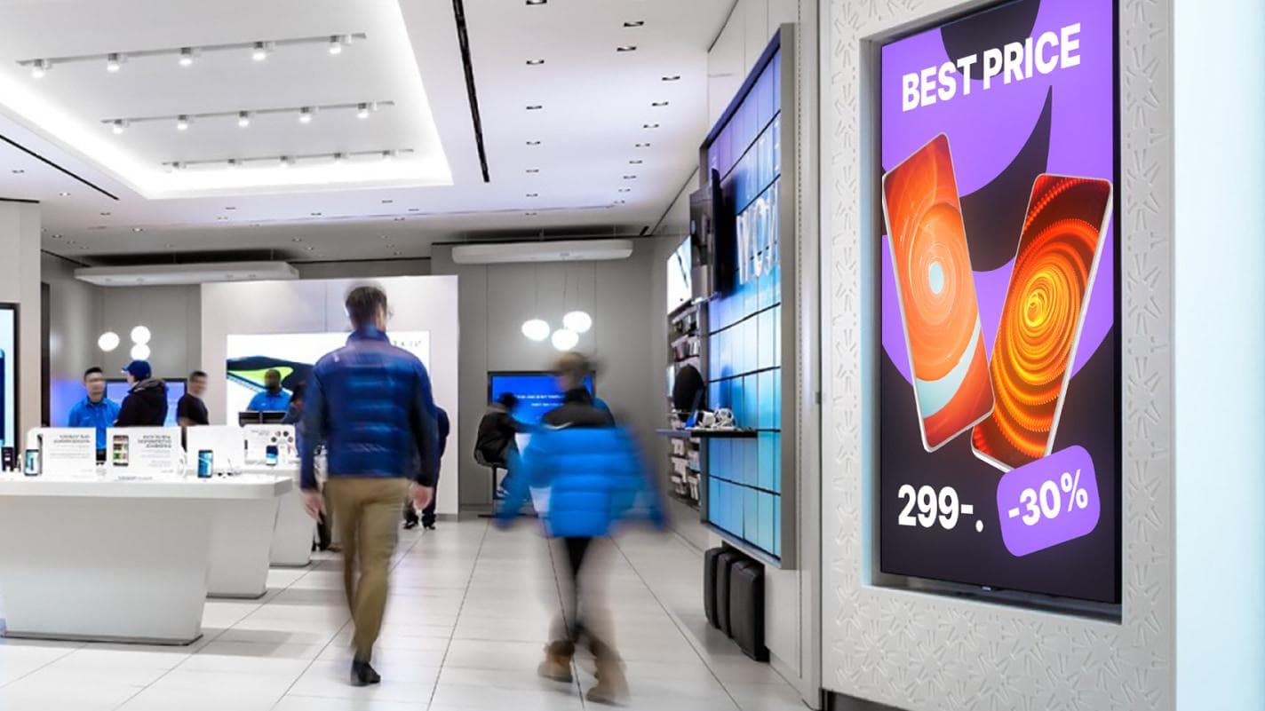 Mall — digital display